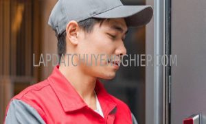 lắp đặt khoá vân tay nhà bè