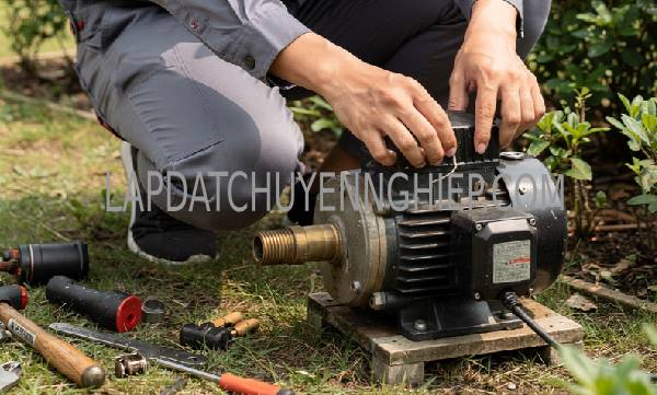 lắp đặt máy bơm nước tân bình