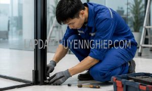 lắp đặt vách cửa kính quận 8