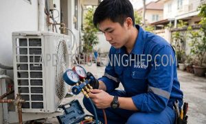 lắp đặt máy lạnh An Lạc