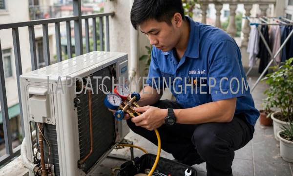 lắp đặt máy lạnh Bình Quới