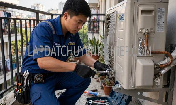 lắp đặt máy lạnh Diên Hồng