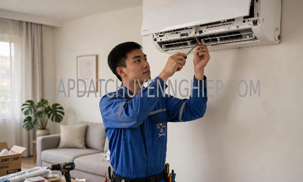 lắp đặt máy lạnh Hòa Hưng