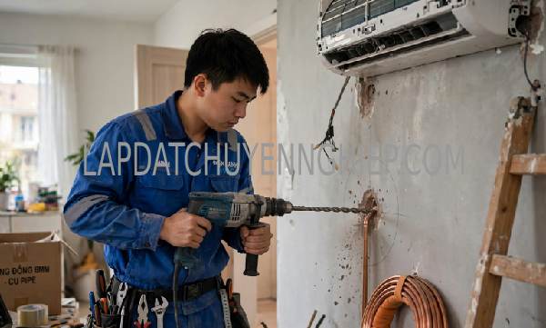 lắp đặt máy lạnh Nhiêu Lộc