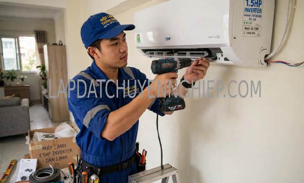 lắp đặt máy lạnh Phú Định