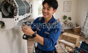 lắp đặt máy lạnh phường Bàn Cờ