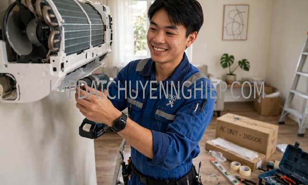 lắp đặt máy lạnh phường Bàn Cờ