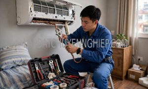 lắp đặt máy lạnh phường Bảy Hiền