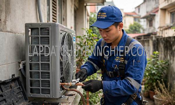 lắp đặt máy lạnh phường Hòa Hưng TPHCM