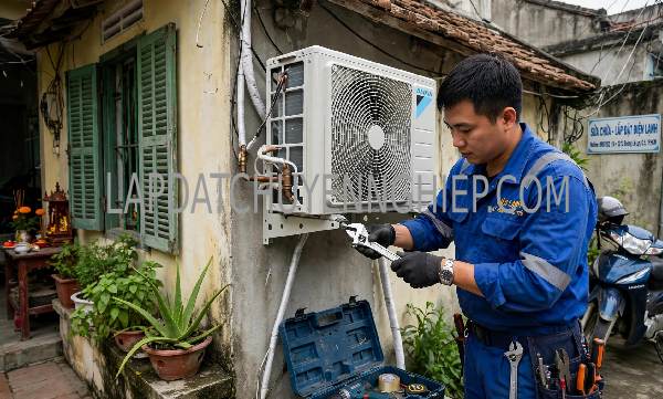 lắp đặt máy lạnh phường Long Phước