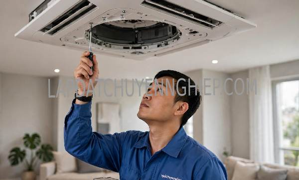 lắp đặt máy lạnh tại Phước Thắng