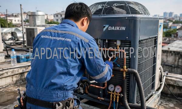 lắp đặt máy lạnh tại Tân Uyên