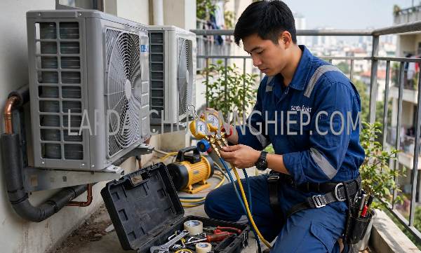lắp đặt máy lạnh Tân Hòa