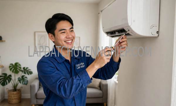 lắp đặt máy lạnh Hạnh Thông