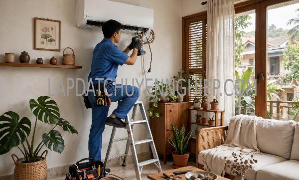 lắp đặt máy lạnh tại Phú Mỹ